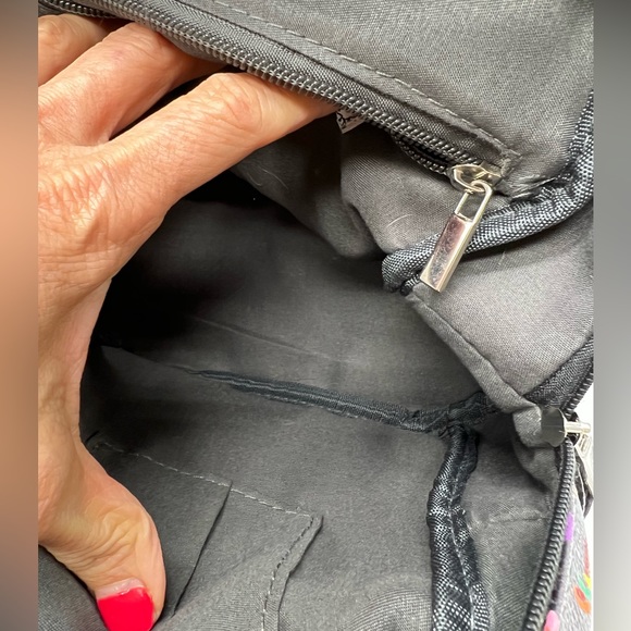 Ashley. M Unicorn and Junkfood Collage Mini Backpack (PB1) - Picture 8 of 8